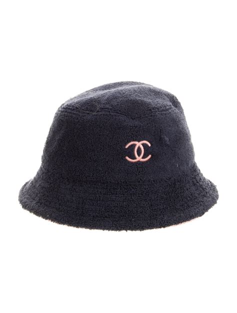 chanel towel bucket hat|chanel bucket hat denim.